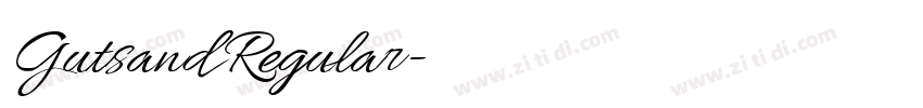Gutsand Regular字体转换 Gutsand Regular字体转换